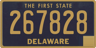 DE license plate 267828