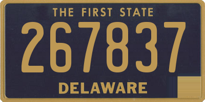 DE license plate 267837