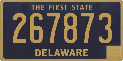 DE license plate 267873