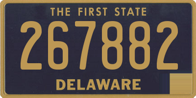 DE license plate 267882
