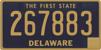 DE license plate 267883