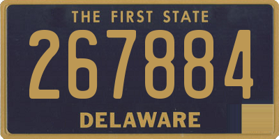 DE license plate 267884