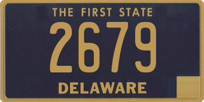 DE license plate 2679