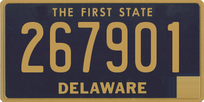 DE license plate 267901