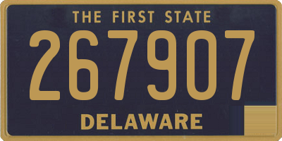DE license plate 267907