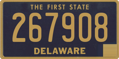 DE license plate 267908