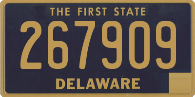 DE license plate 267909