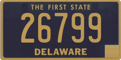 DE license plate 26799