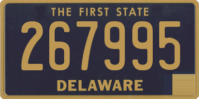 DE license plate 267995