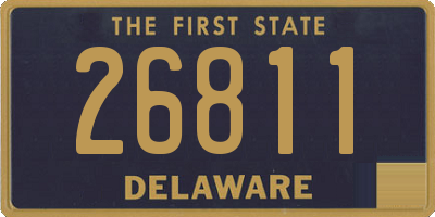 DE license plate 26811