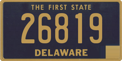 DE license plate 26819