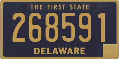 DE license plate 268591