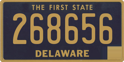 DE license plate 268656