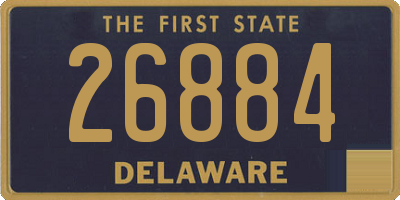 DE license plate 26884