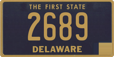 DE license plate 2689