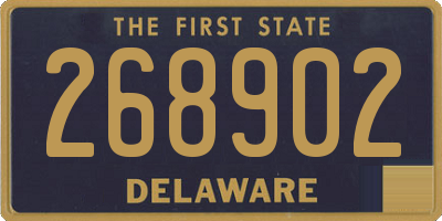 DE license plate 268902