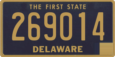 DE license plate 269014