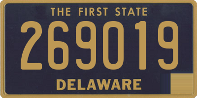 DE license plate 269019