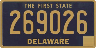 DE license plate 269026