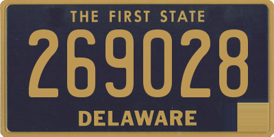 DE license plate 269028