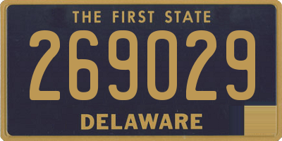DE license plate 269029