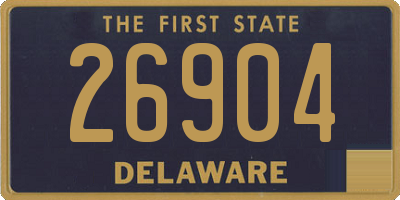 DE license plate 26904