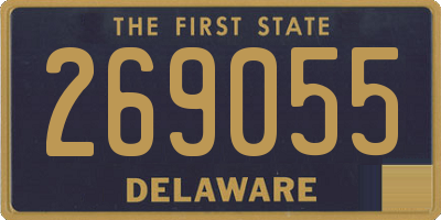 DE license plate 269055