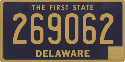 DE license plate 269062