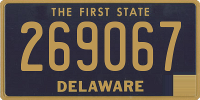 DE license plate 269067