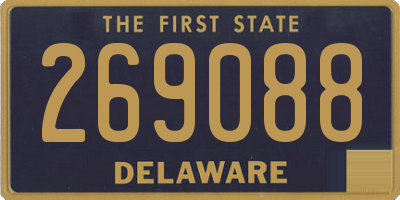 DE license plate 269088