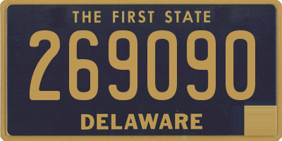 DE license plate 269090