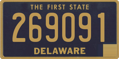 DE license plate 269091
