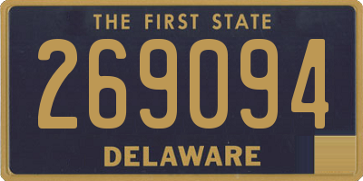 DE license plate 269094