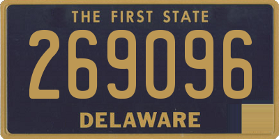 DE license plate 269096