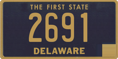 DE license plate 2691