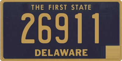 DE license plate 26911