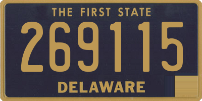 DE license plate 269115