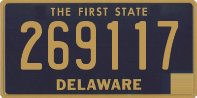 DE license plate 269117