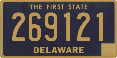 DE license plate 269121