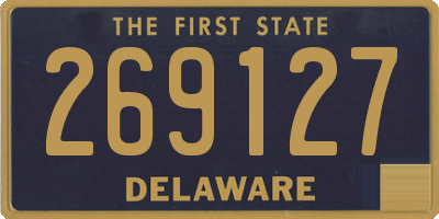 DE license plate 269127