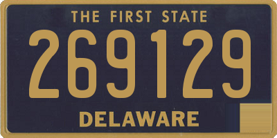 DE license plate 269129
