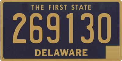 DE license plate 269130