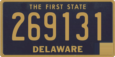 DE license plate 269131