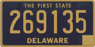 DE license plate 269135