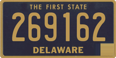 DE license plate 269162