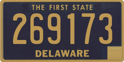 DE license plate 269173