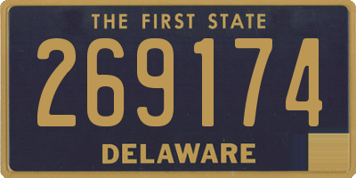 DE license plate 269174