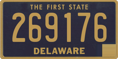 DE license plate 269176