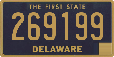 DE license plate 269199