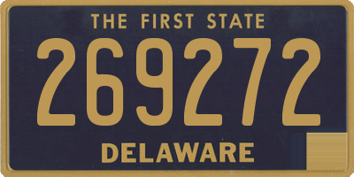 DE license plate 269272